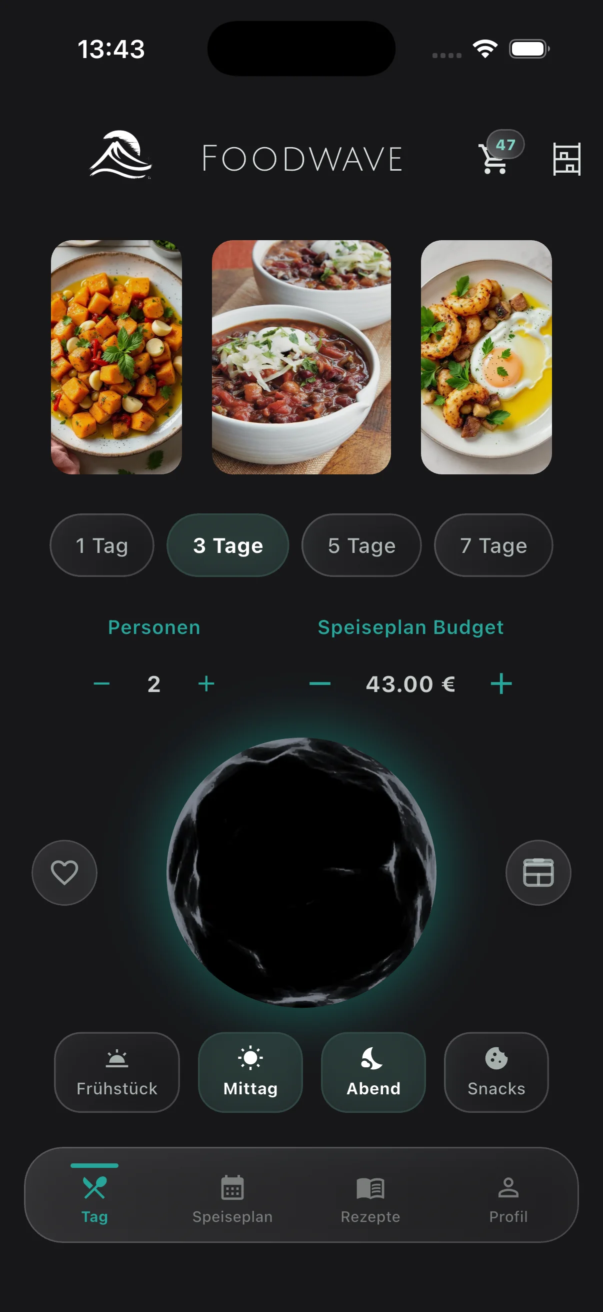 Foodwave App – Ernährungsplan erstellen