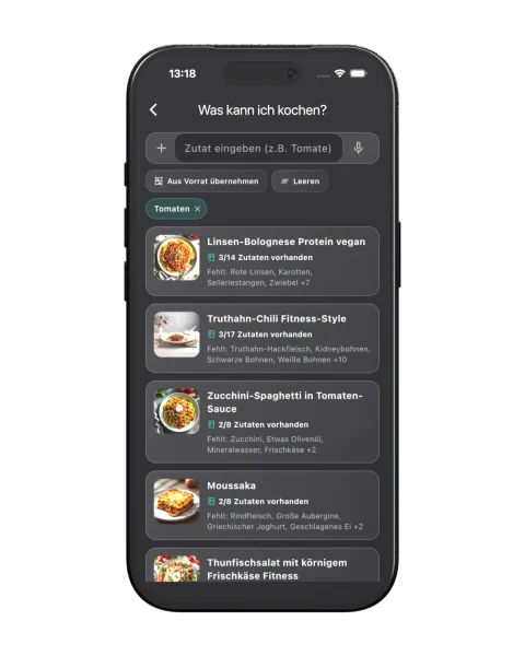 Foodiyama Kochen mit Vorrat