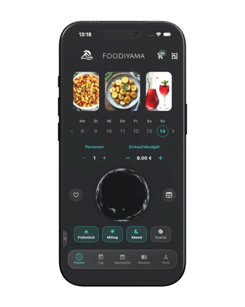 Foodiyama Wochenplanung